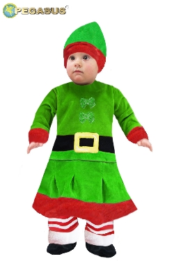 Costume da Elfetta bambina di babbo natale